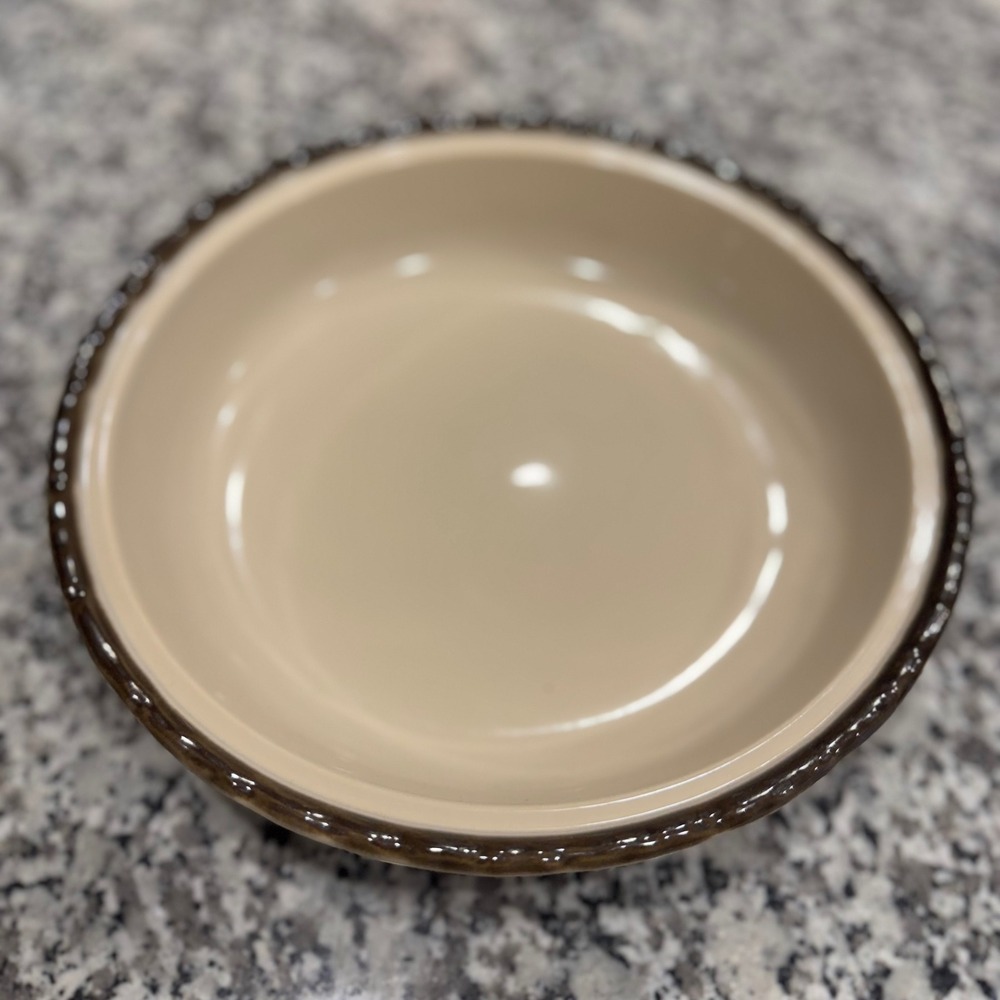 Cindy Crawford Style Pumpkin Pie Serving Dish - Oven, Dishwasher, Microwave Safe - Picture 4 of 6